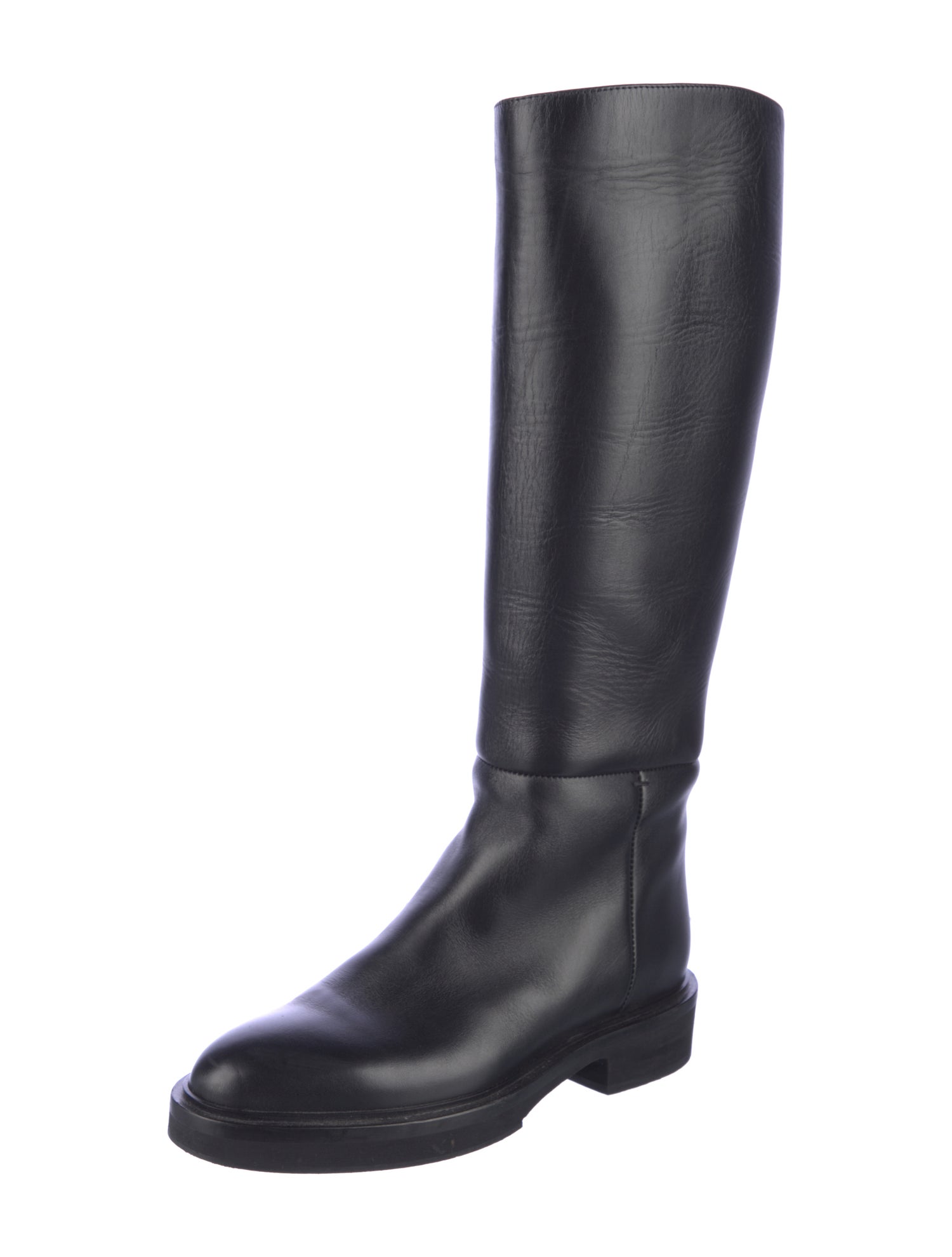 Khaite Leather Riding Boots