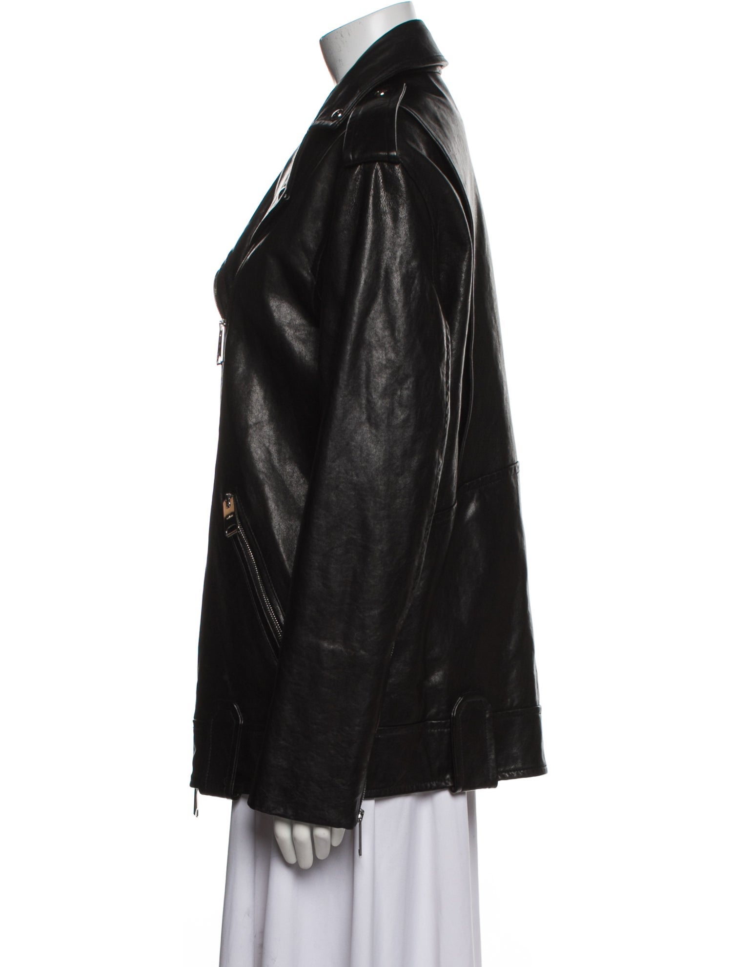 Khaite Lambskin Biker Jacket