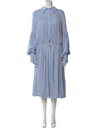 Khaite Silk Midi Length Dress