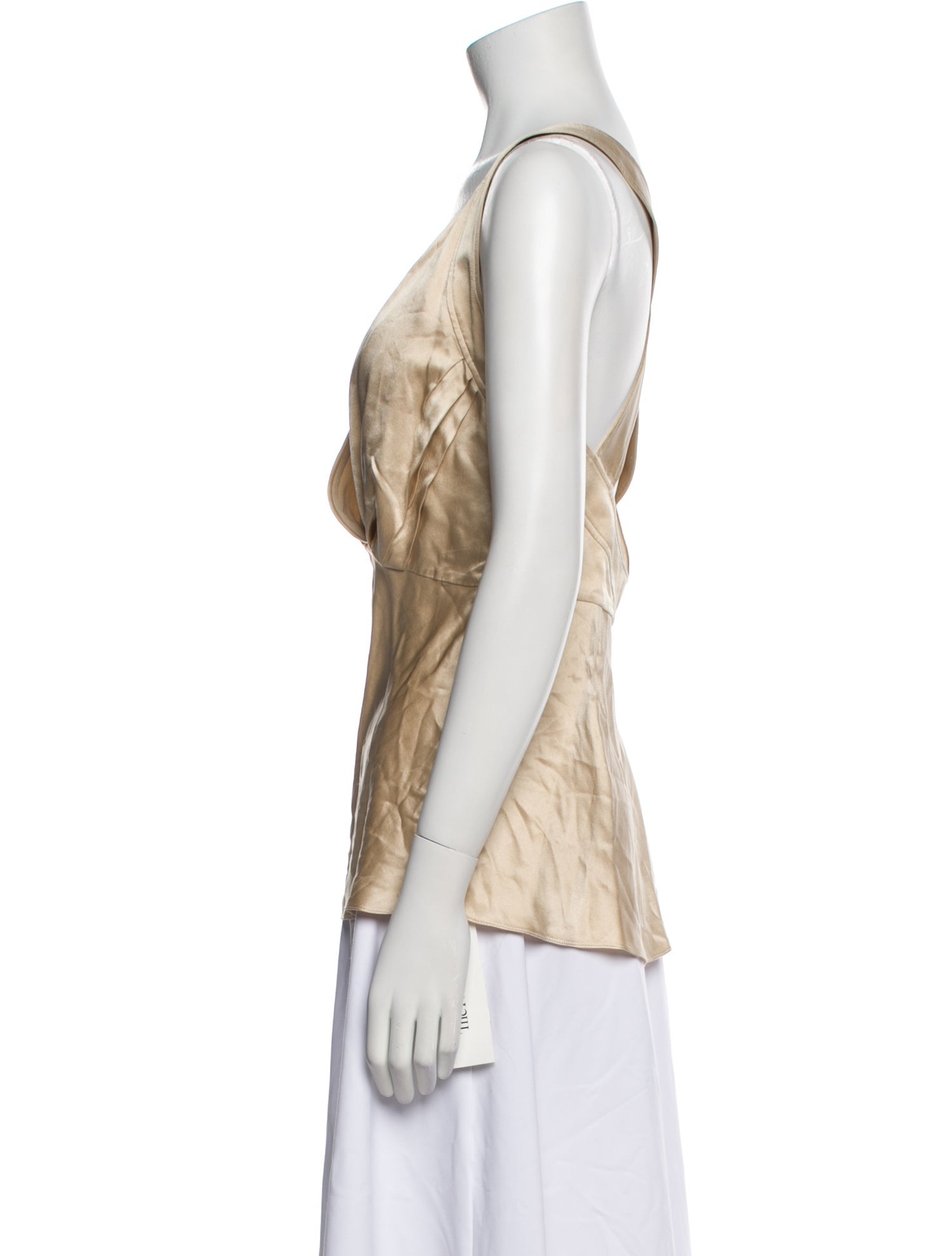 Khaite Silk V-Neck Top