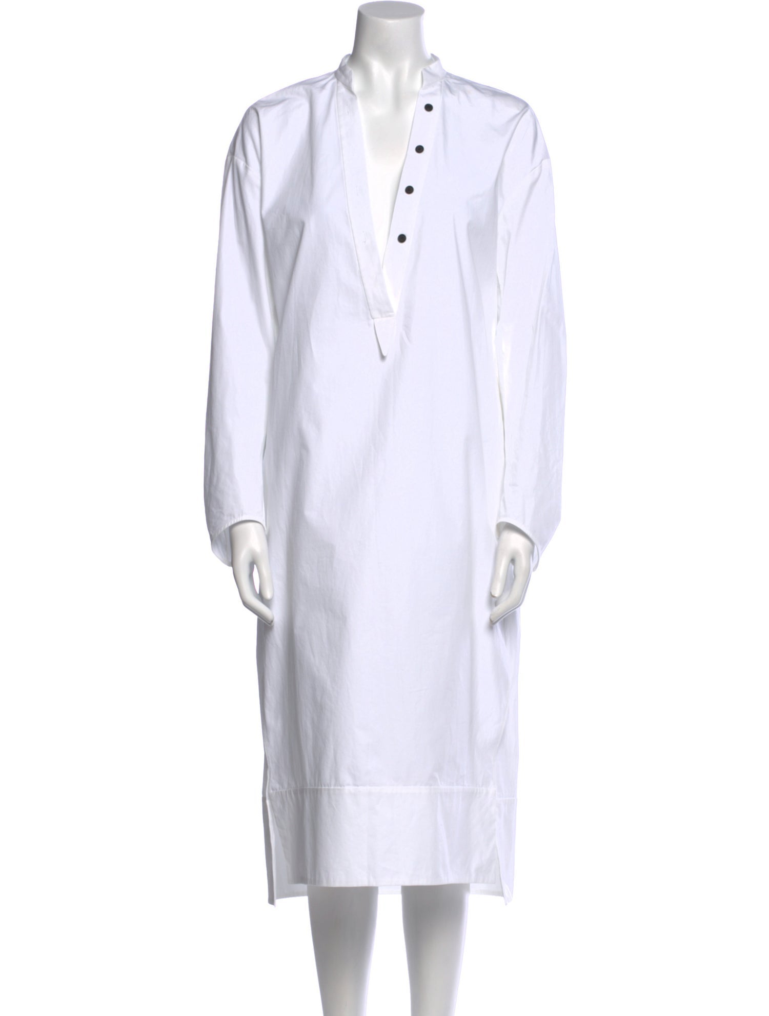 Khaite V-Neck Long Dress