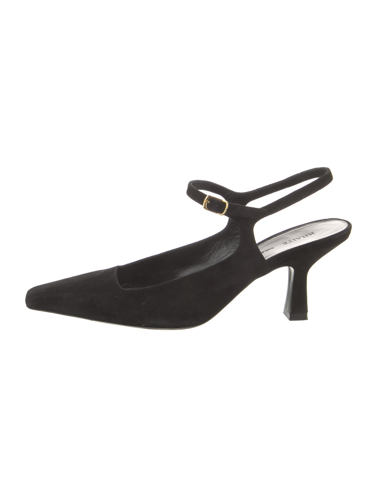 Khaite Suede Slingback Pumps