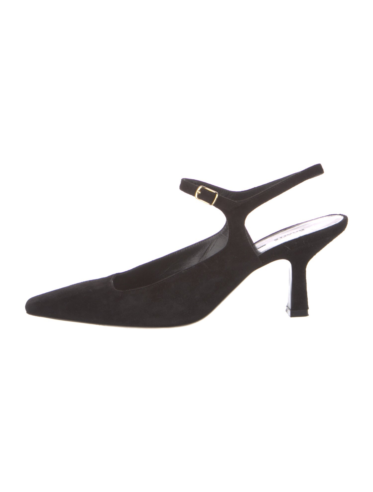 Khaite Suede Slingback Pumps