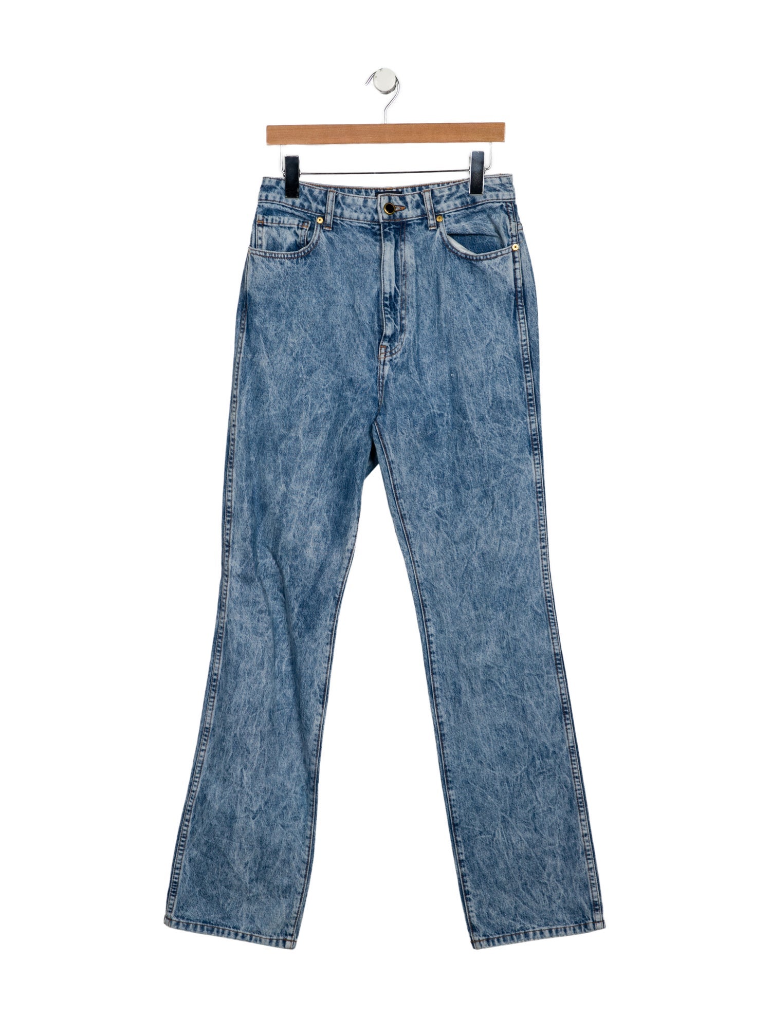 Khaite Danielle Straight Leg Jeans