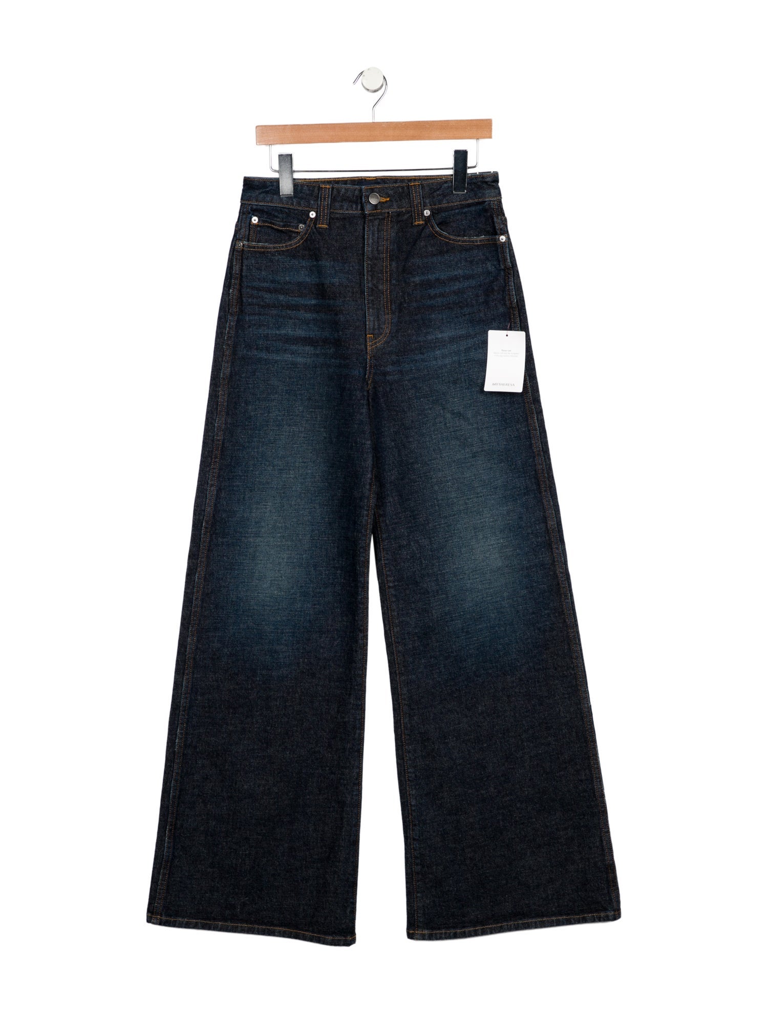 Khaite High-Rise Wide Leg Jeans w/ Tags