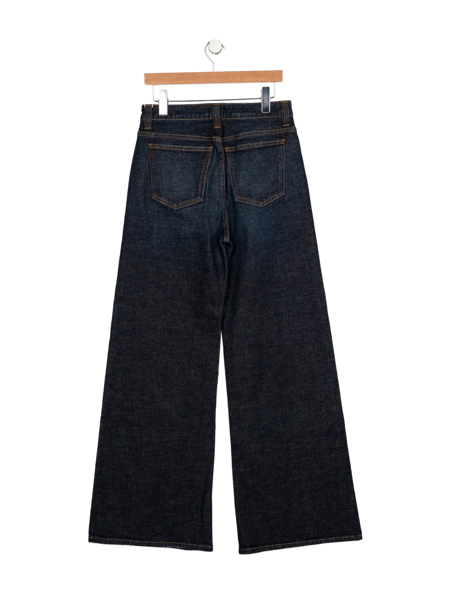 Khaite High-Rise Wide Leg Jeans w/ Tags