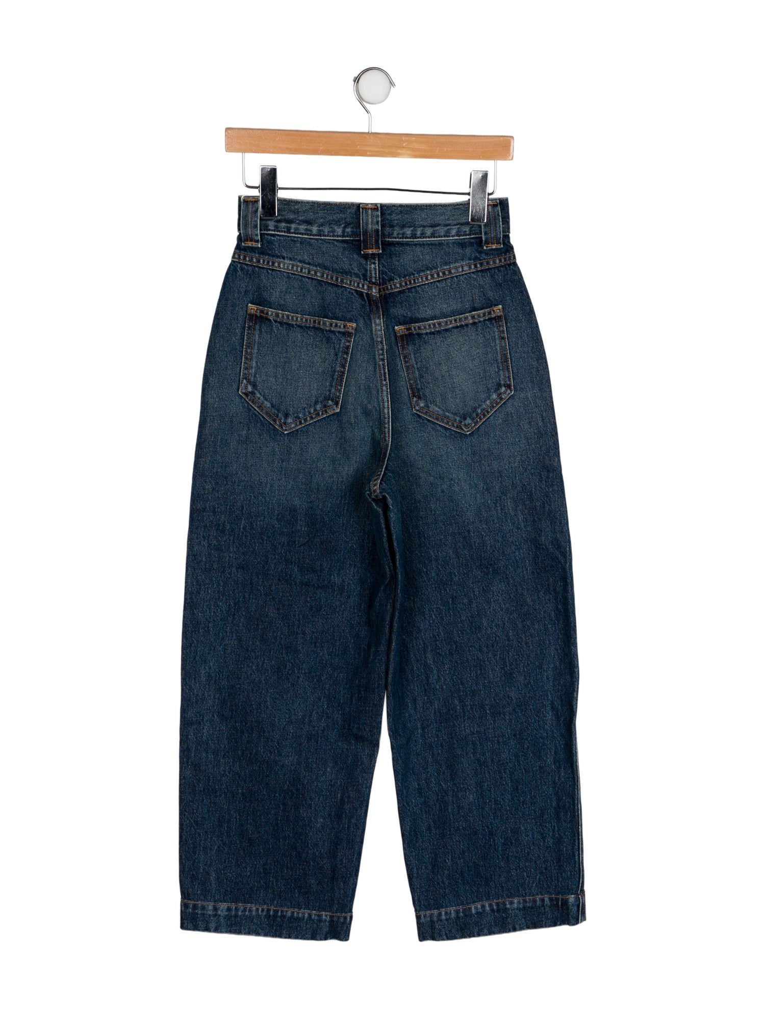Khaite High-Rise Wide Leg Jeans w/ Tags