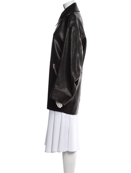 Khaite Leather Coat