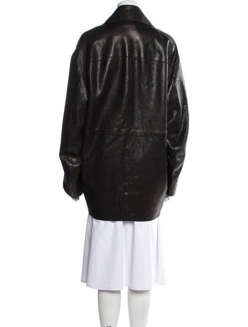 Khaite Leather Coat