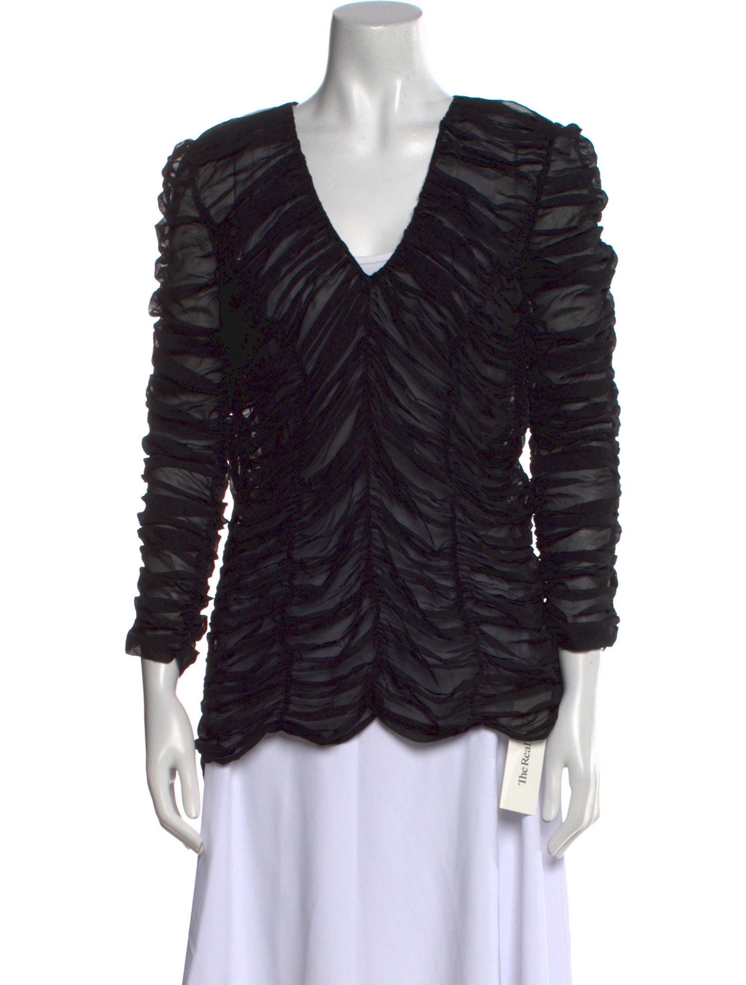 Khaite Silk V-Neck Blouse