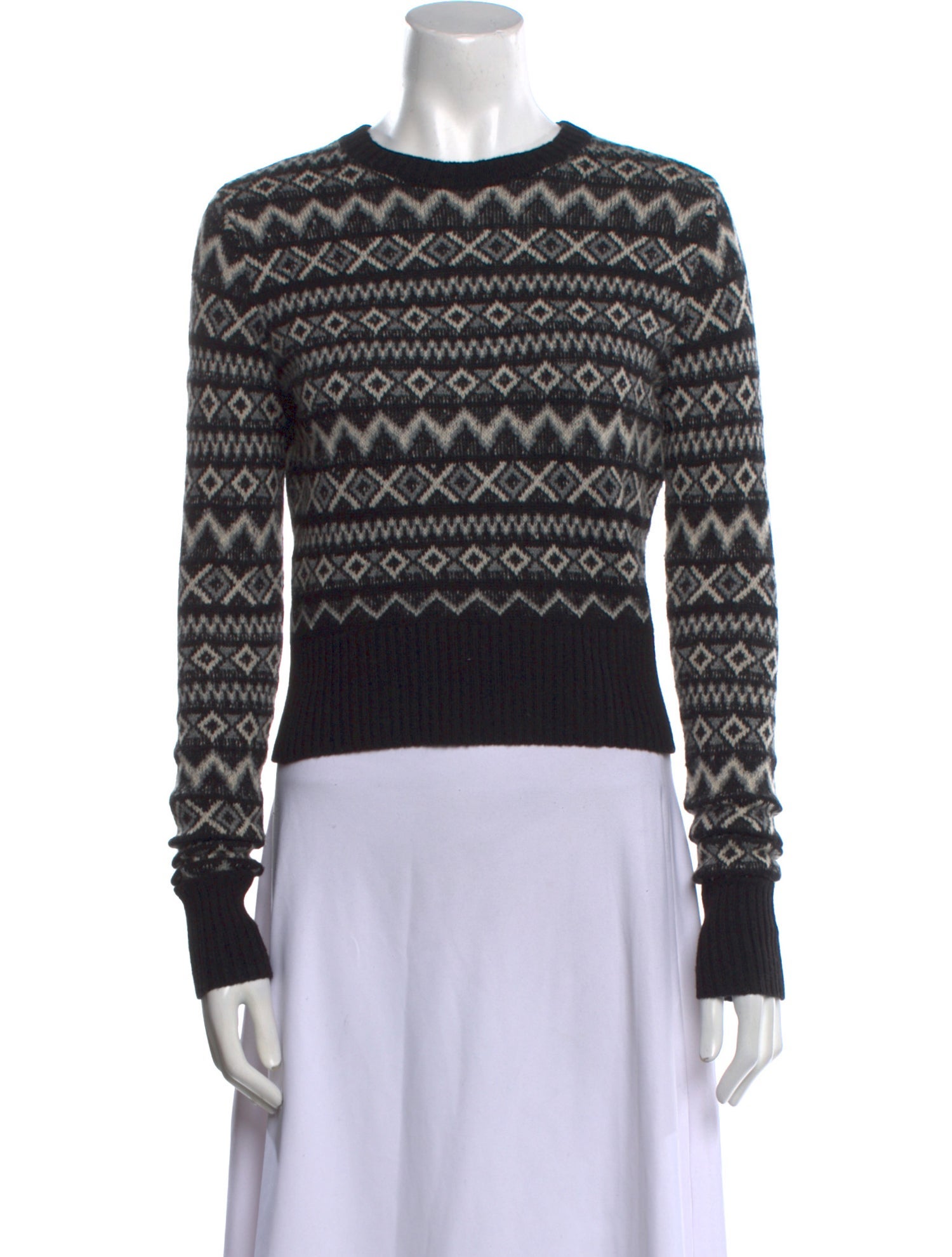 Khaite Cashmere Printed Sweater
