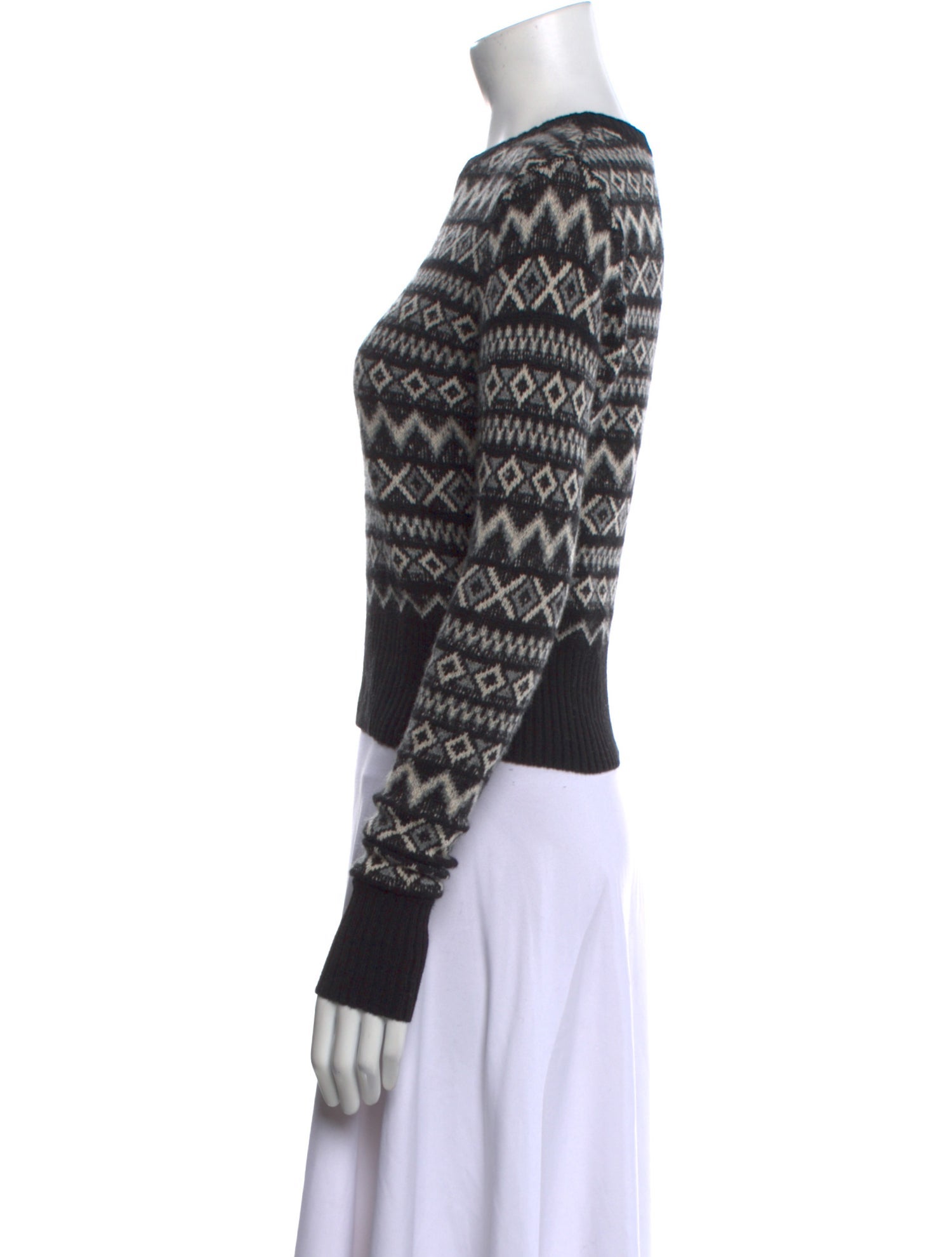 Khaite Cashmere Printed Sweater