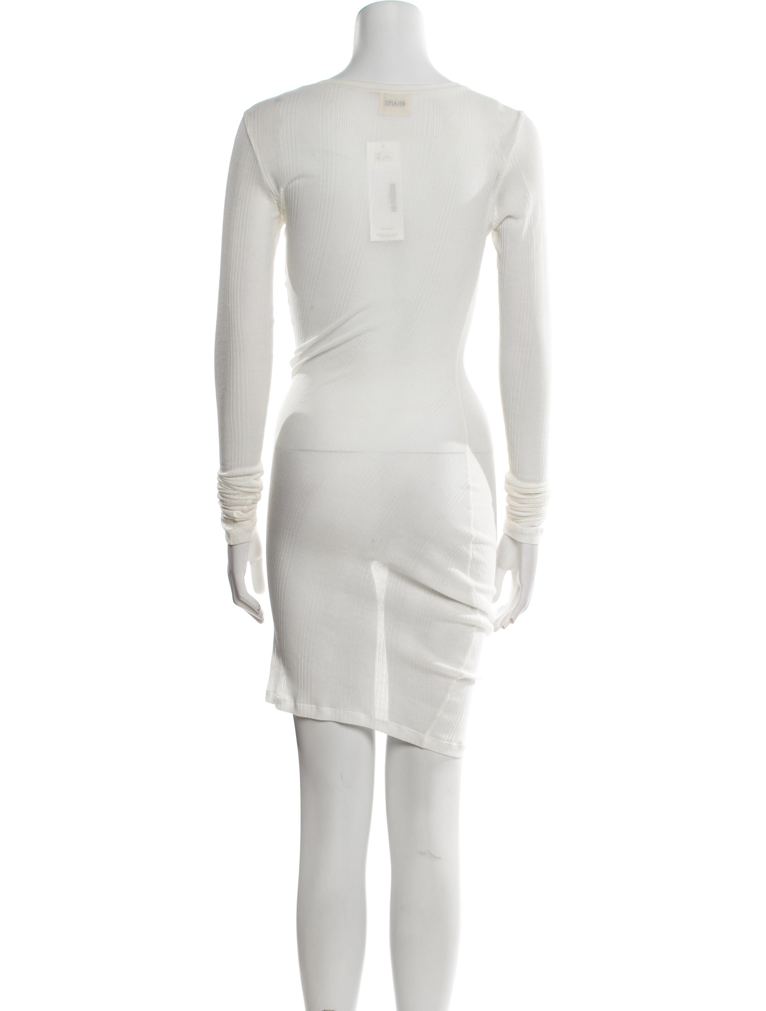 Khaite Bateau Neckline Knee-Length Dress