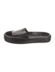 Khaite Leather Slides