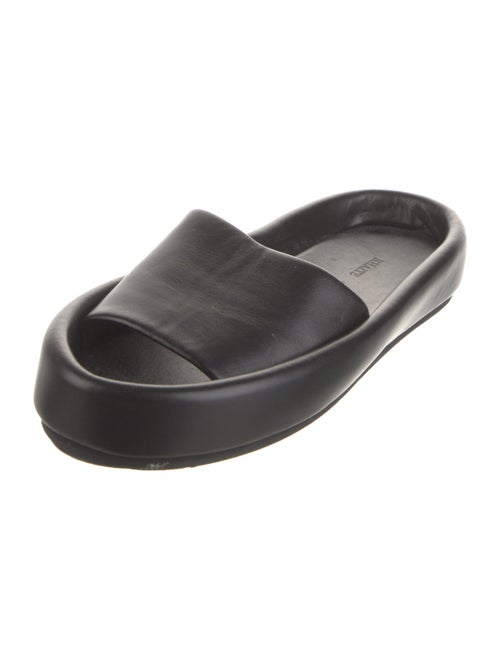 Khaite Leather Slides