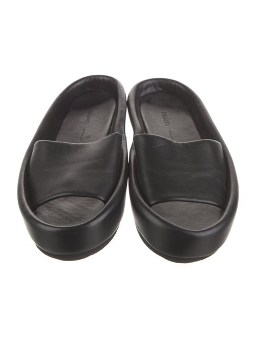 Khaite Leather Slides
