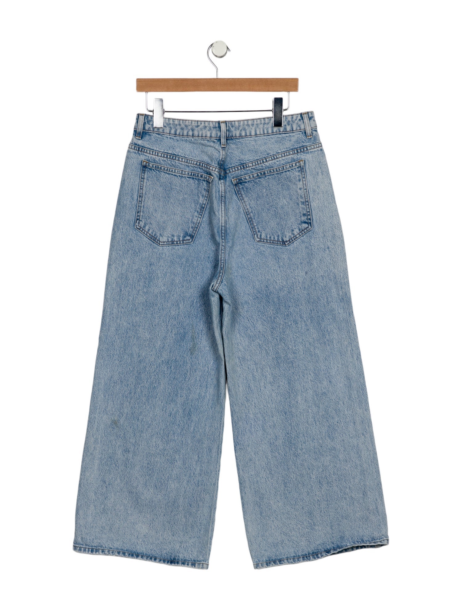 Khaite High-Rise Wide Leg Jeans