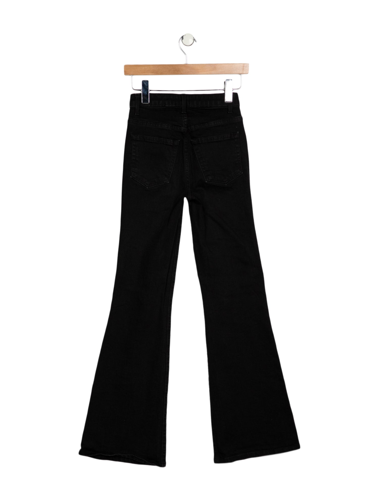 Khaite Mid-Rise Wide Leg Jeans