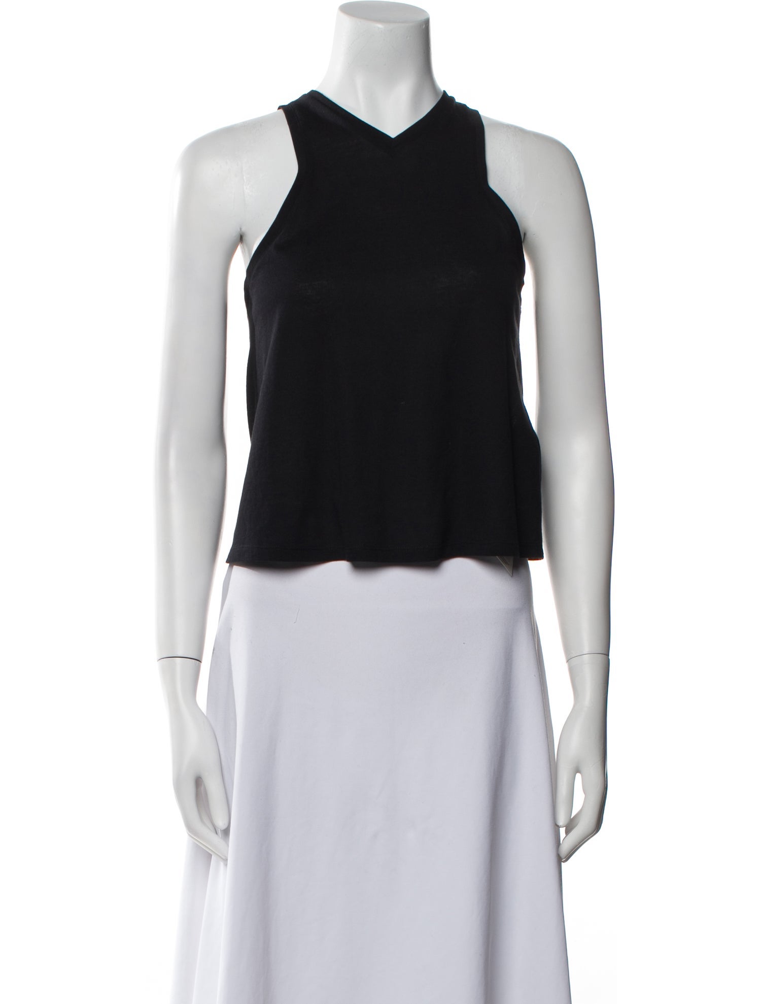 Khaite Halterneck Sleeveless Crop Top