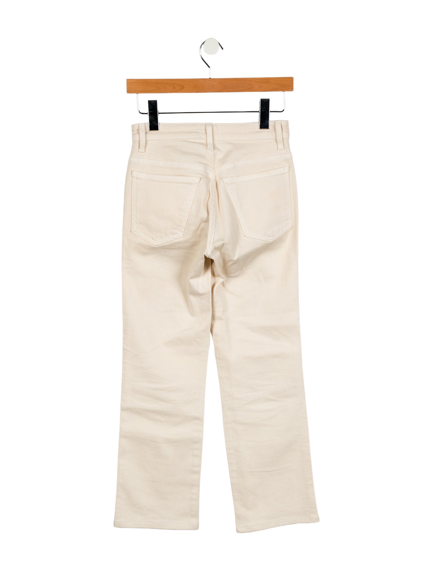 Khaite Mid-Rise Straight Leg Jeans