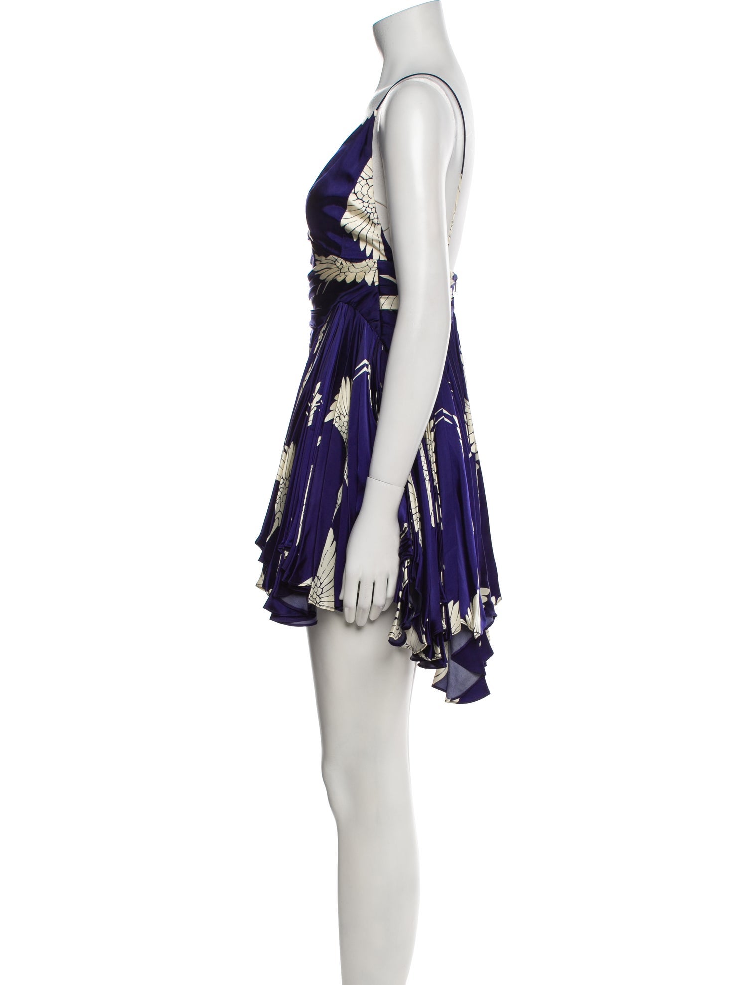 Khaite Printed Mini Dress