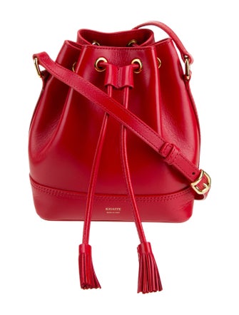 Khaite Leather Bucket Bag