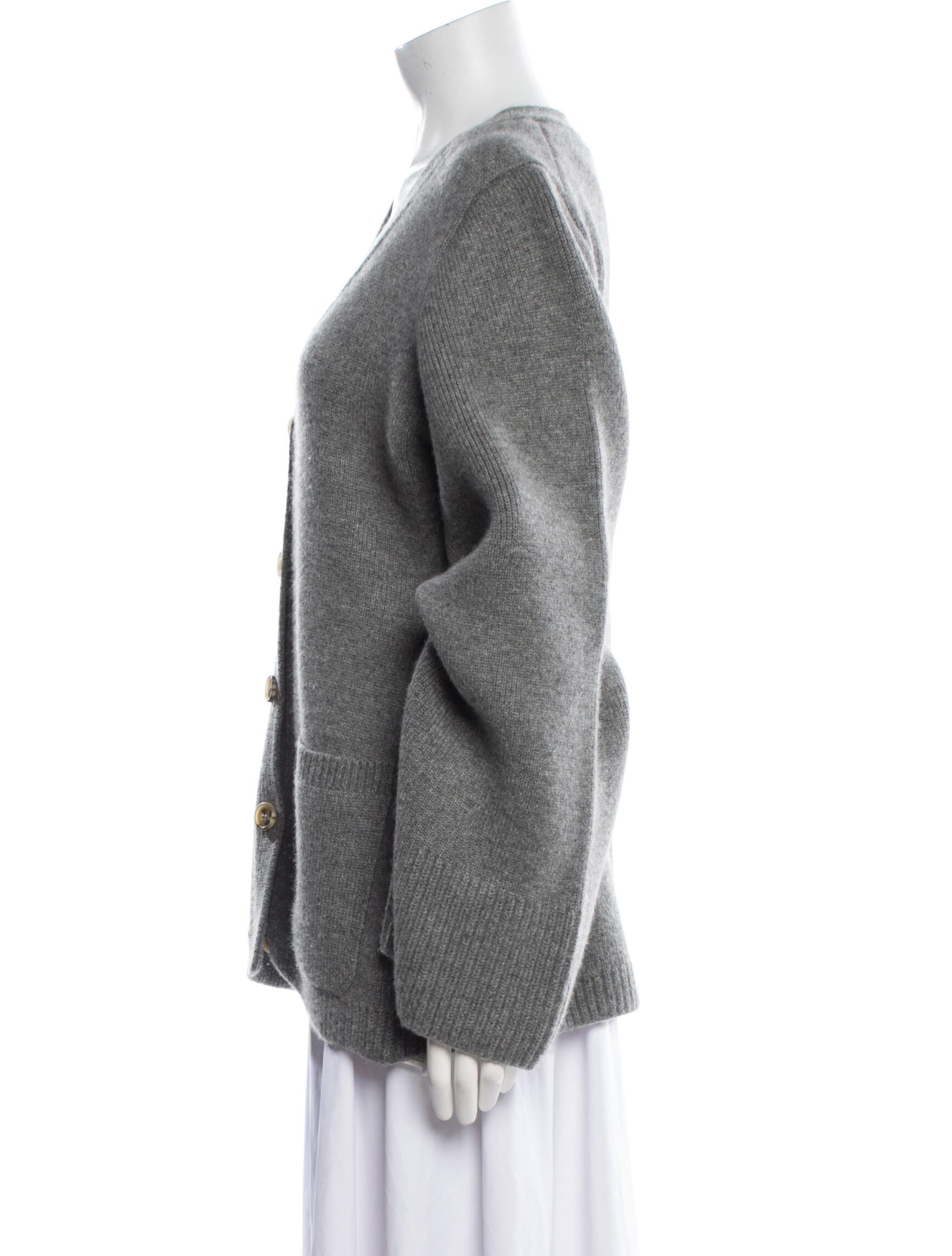 Khaite Cashmere V-Neck Sweater