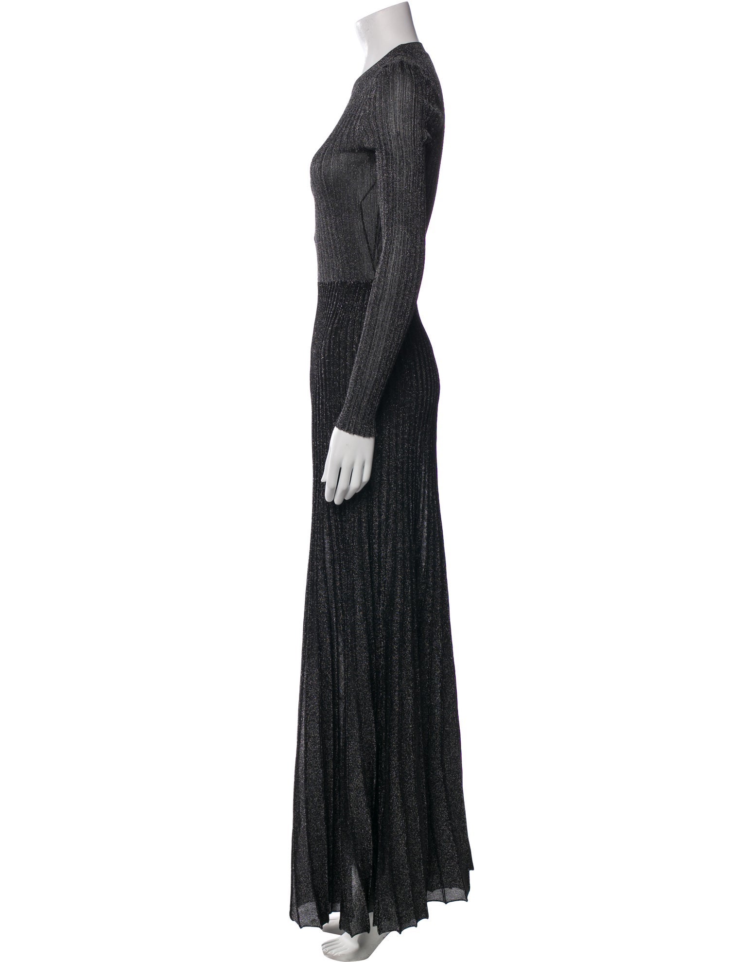 Khaite Crew Neck Long Dress