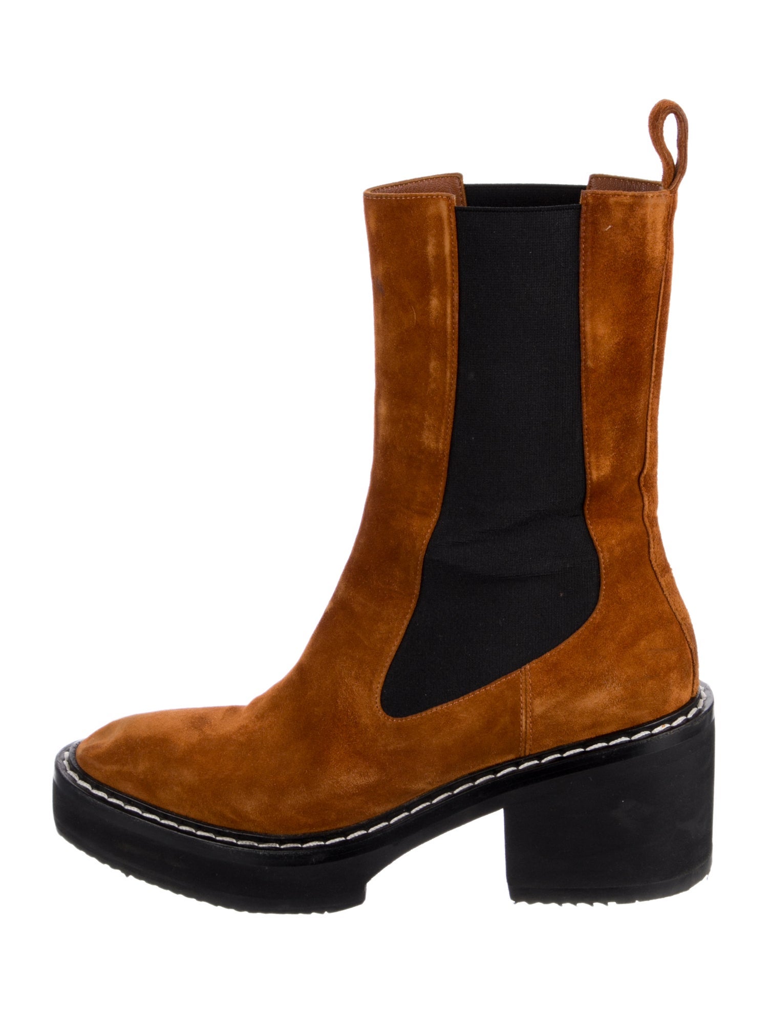 Khaite Suede Chelsea Boots