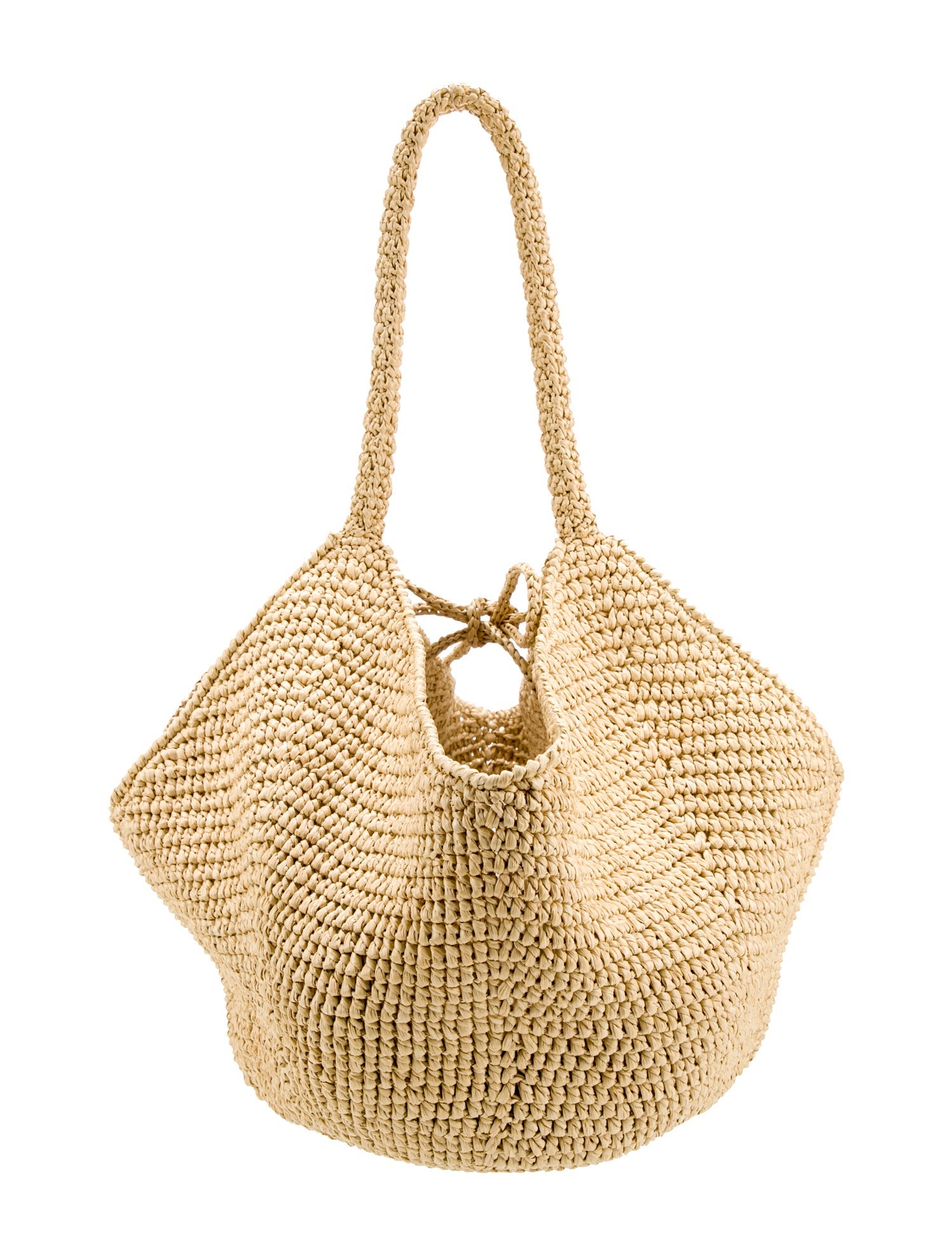 Khaite Raffia Bucket Bag