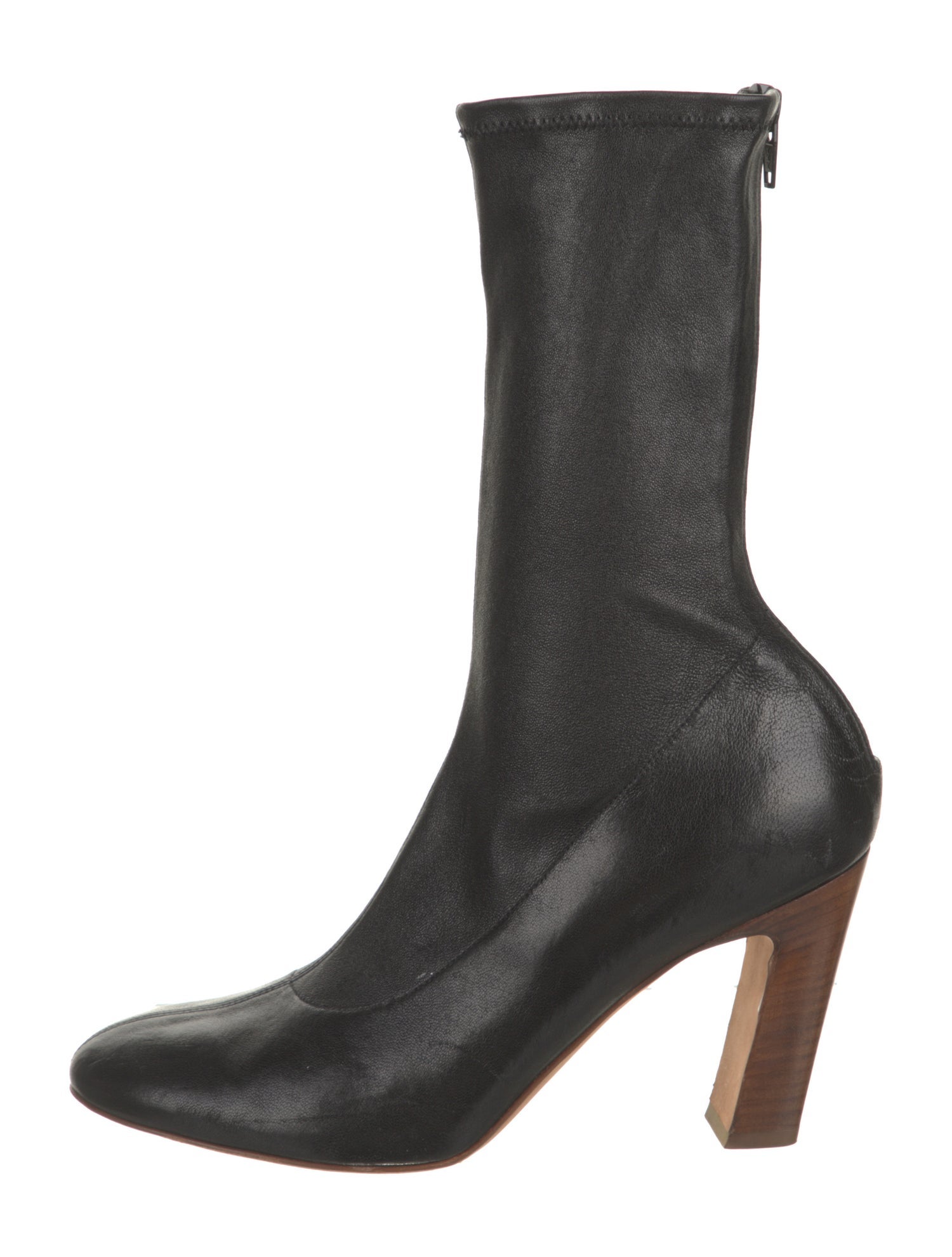 Khaite Leather Sock Boots