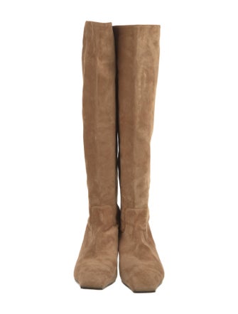 Khaite Suede Riding Boots
