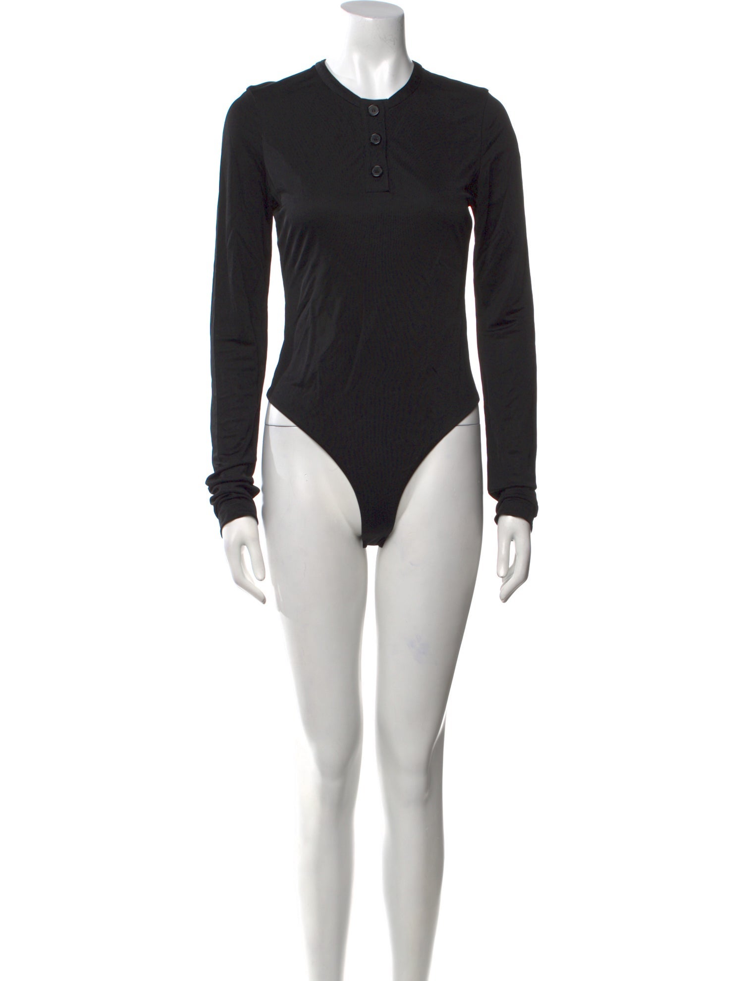Khaite Crew Neck Long Sleeve Bodysuit