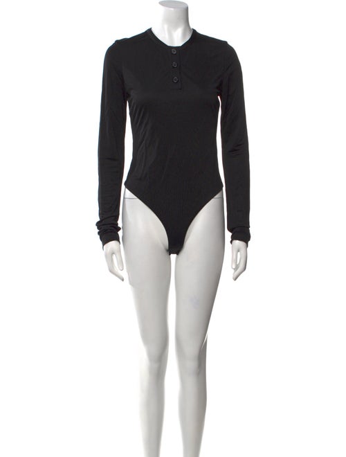 Khaite Crew Neck Long Sleeve Bodysuit