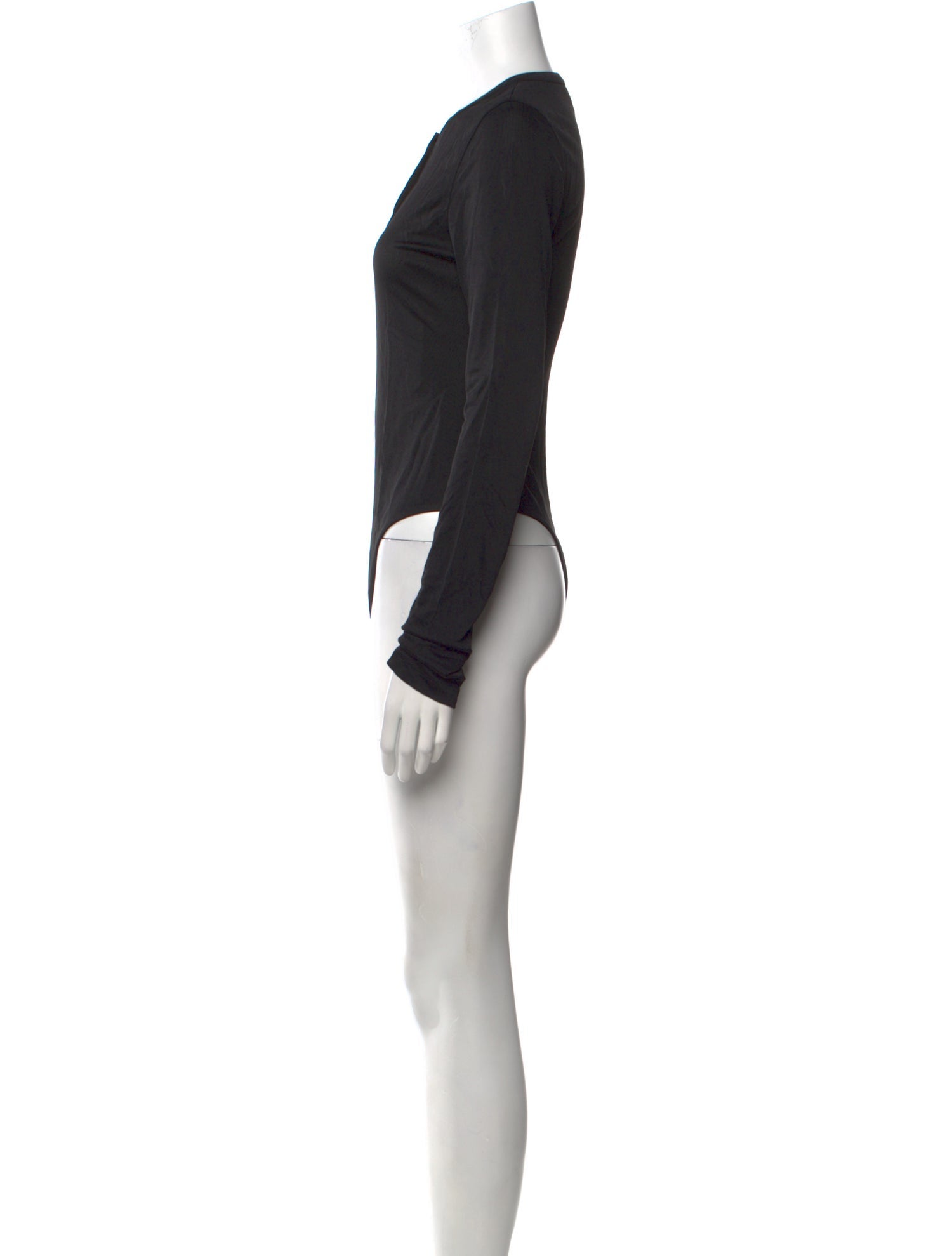 Khaite Crew Neck Long Sleeve Bodysuit