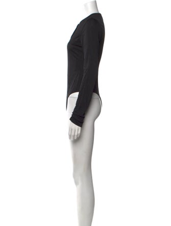 Khaite Crew Neck Long Sleeve Bodysuit