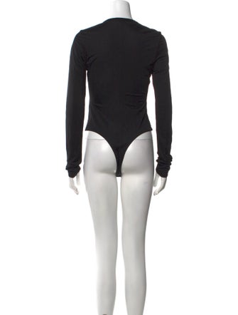 Khaite Crew Neck Long Sleeve Bodysuit