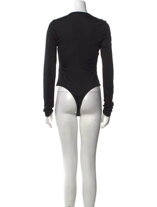 Khaite Crew Neck Long Sleeve Bodysuit