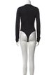 Khaite Crew Neck Long Sleeve Bodysuit