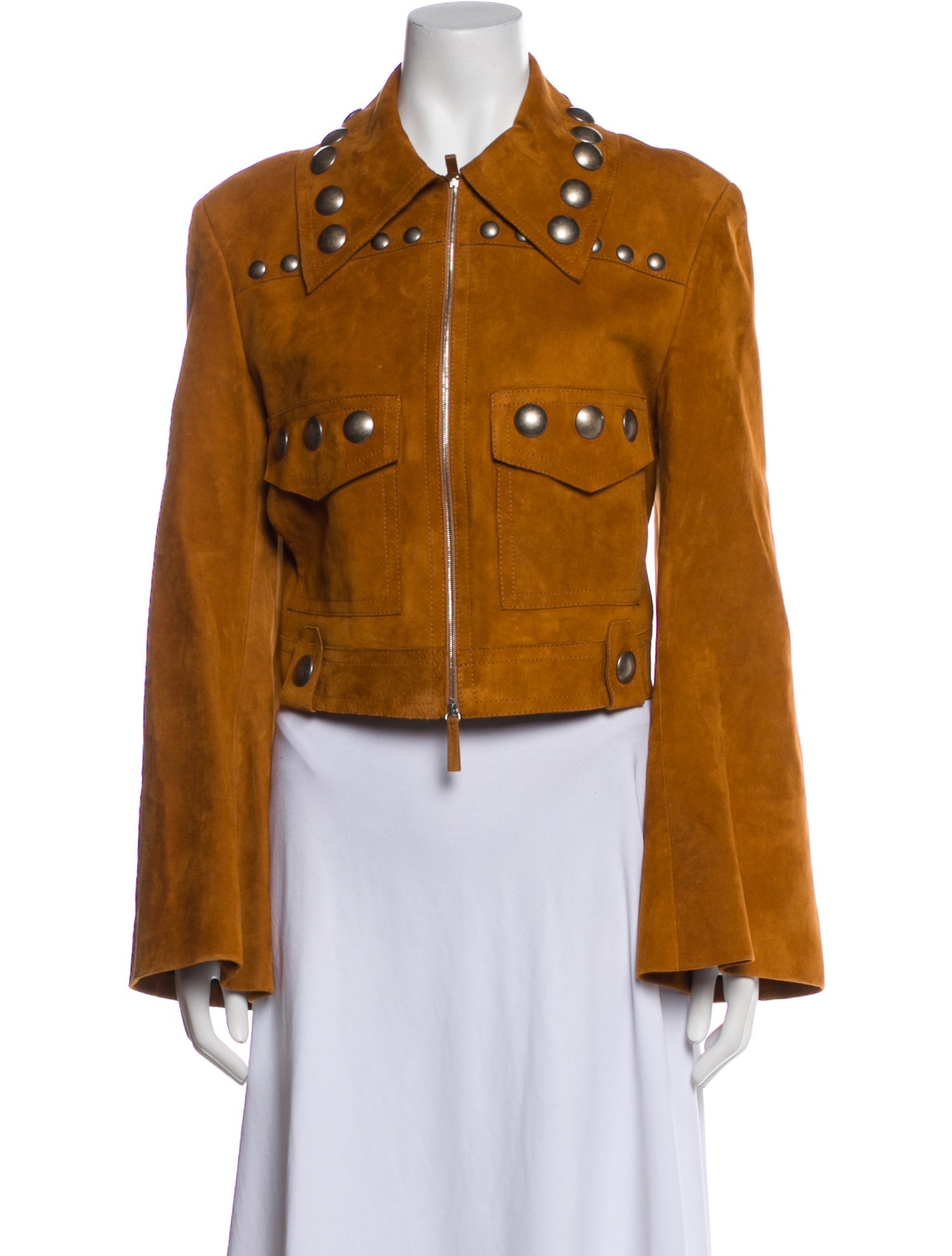 Khaite Lambskin Biker Jacket