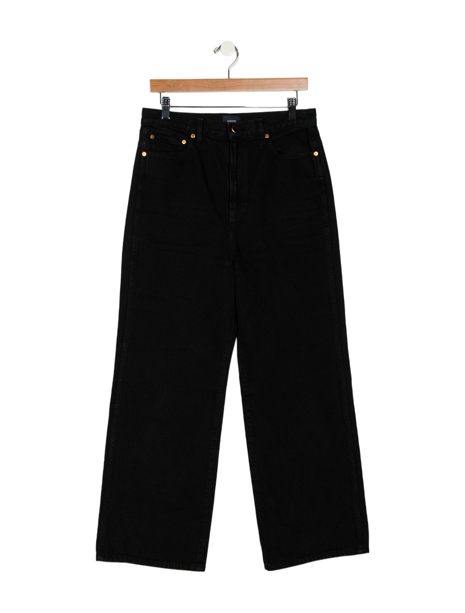 Khaite High-Rise Wide Leg Jeans