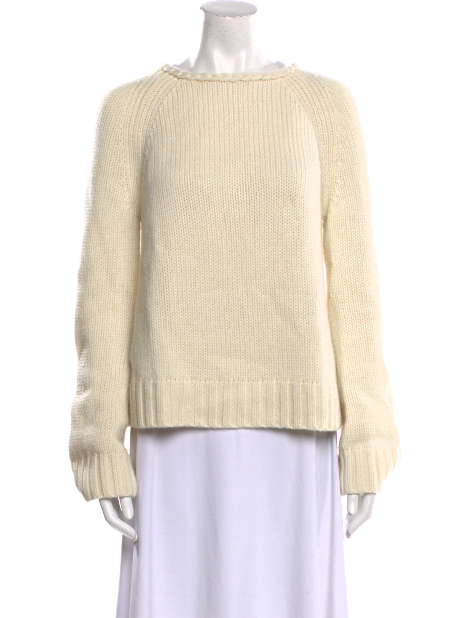 Khaite Cashmere Bateau Neckline Sweater