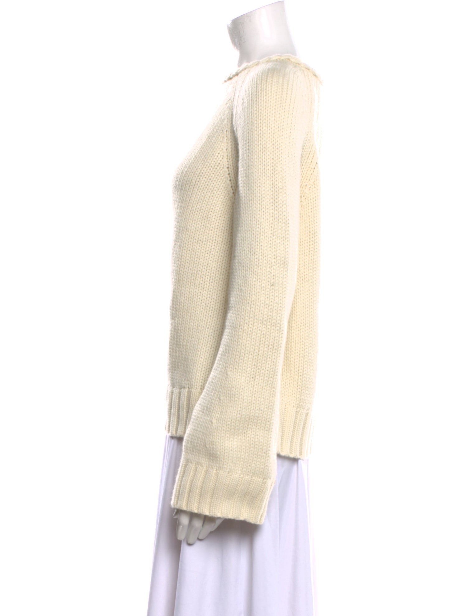 Khaite Cashmere Bateau Neckline Sweater