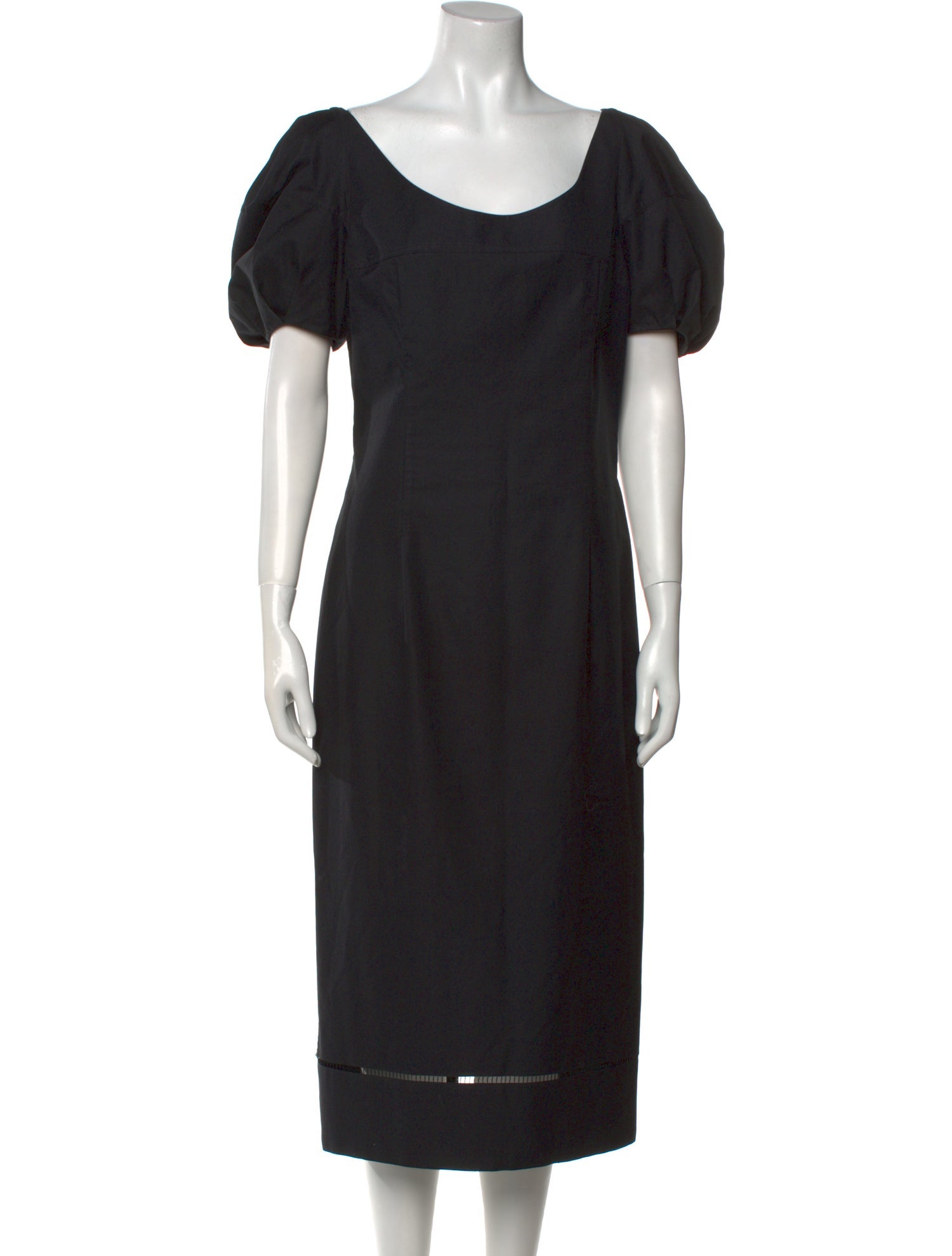 Khaite Scoop Neck Midi Length Dress