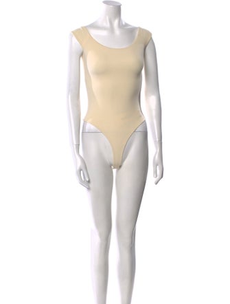 Khaite Scoop Neck Sleeveless Bodysuit