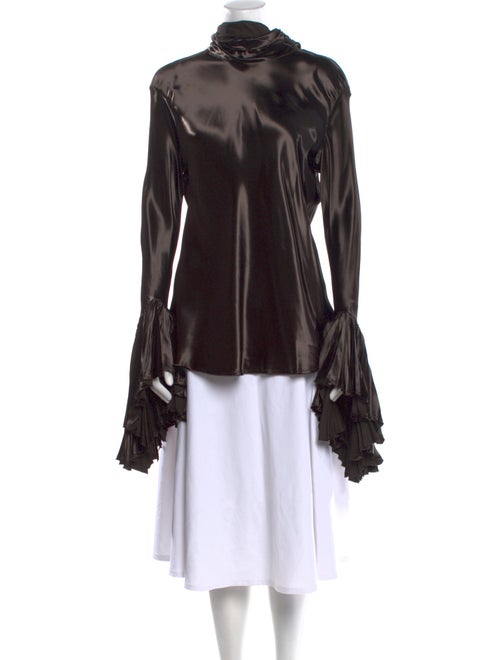 Khaite Mock Neck Long Sleeve Tunic