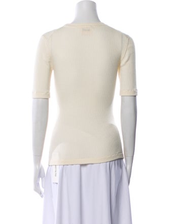 Khaite Wool Scoop Neck Sweater