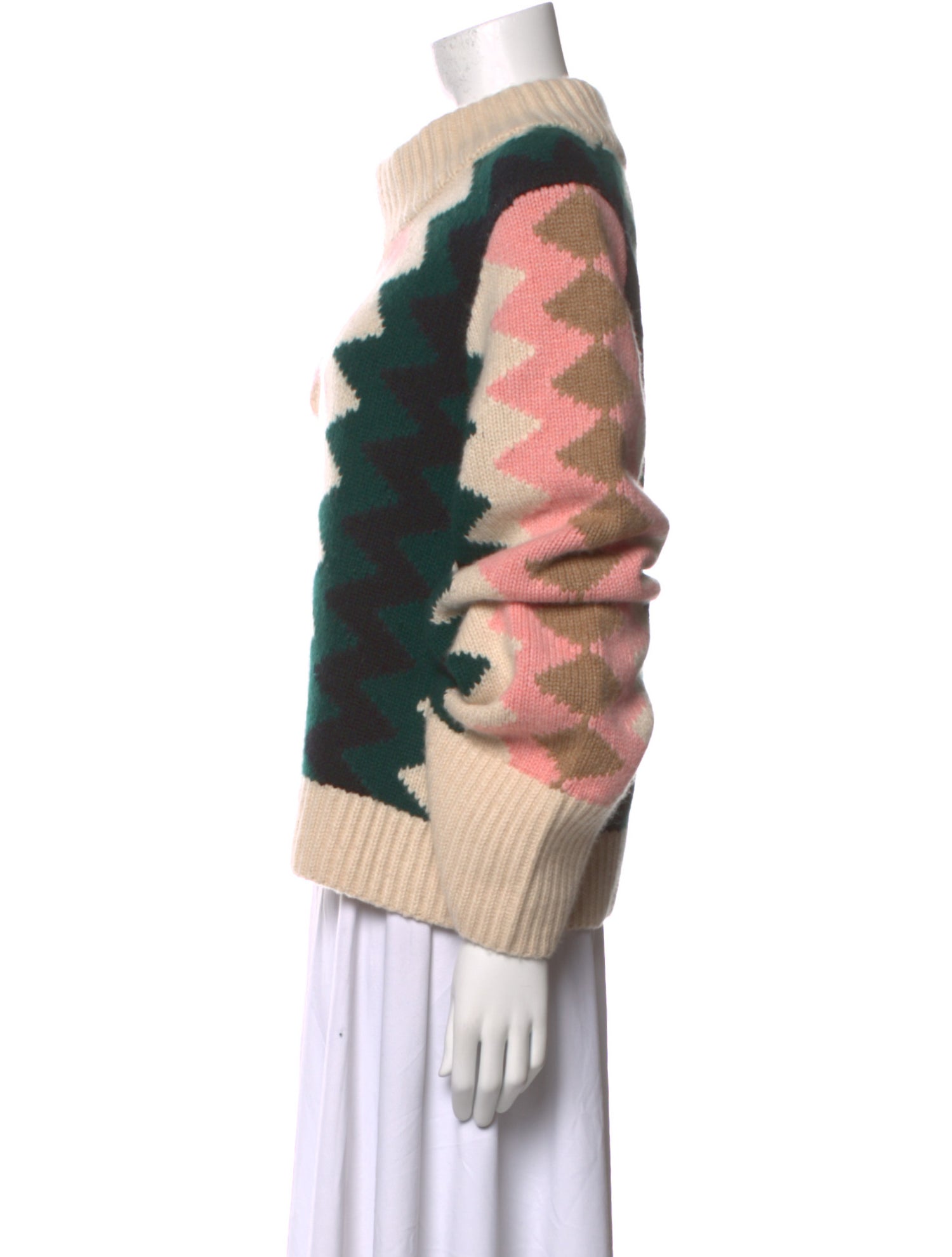 Khaite Cashmere Printed Sweater