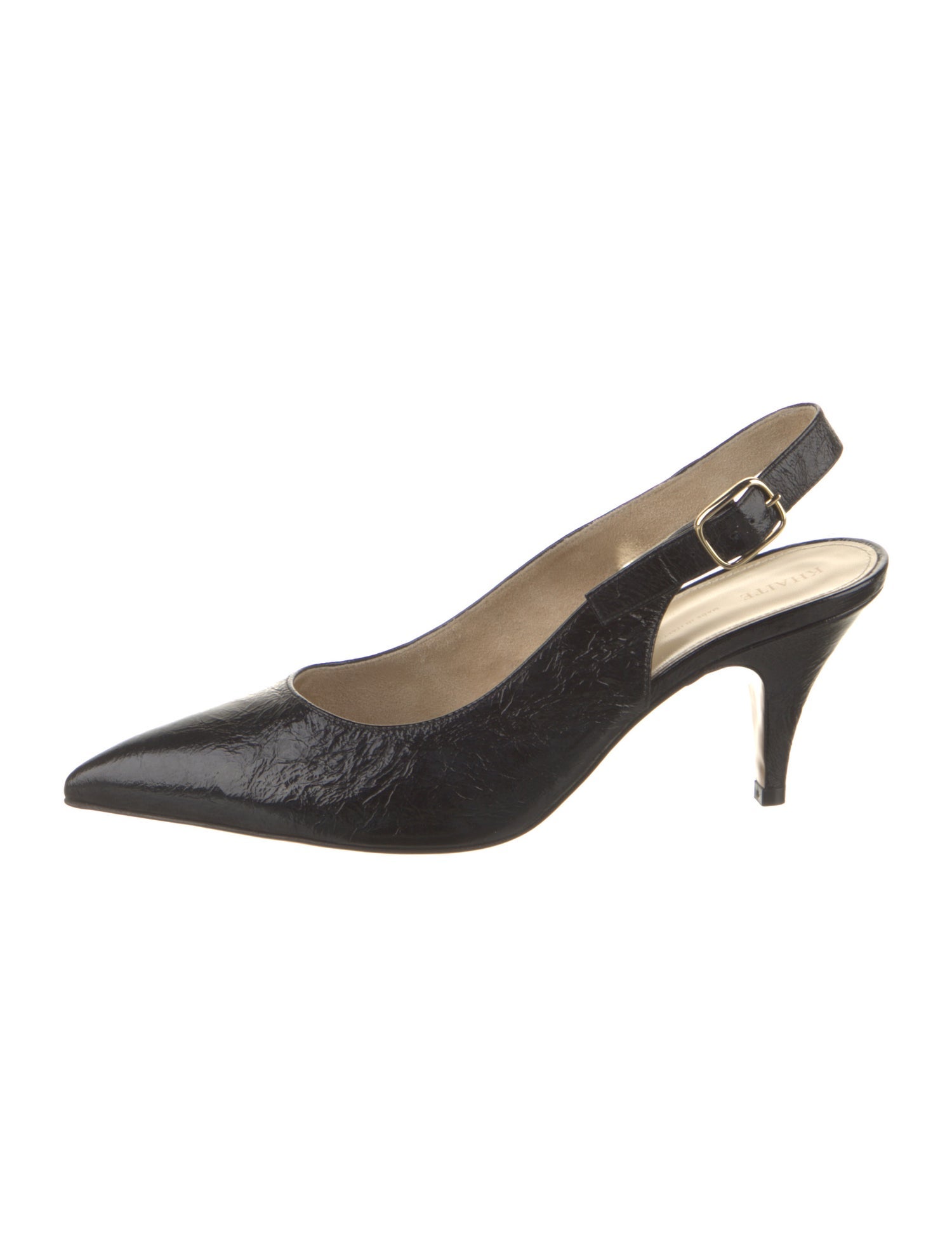 Khaite Leather Slingback Pumps w/ Tags