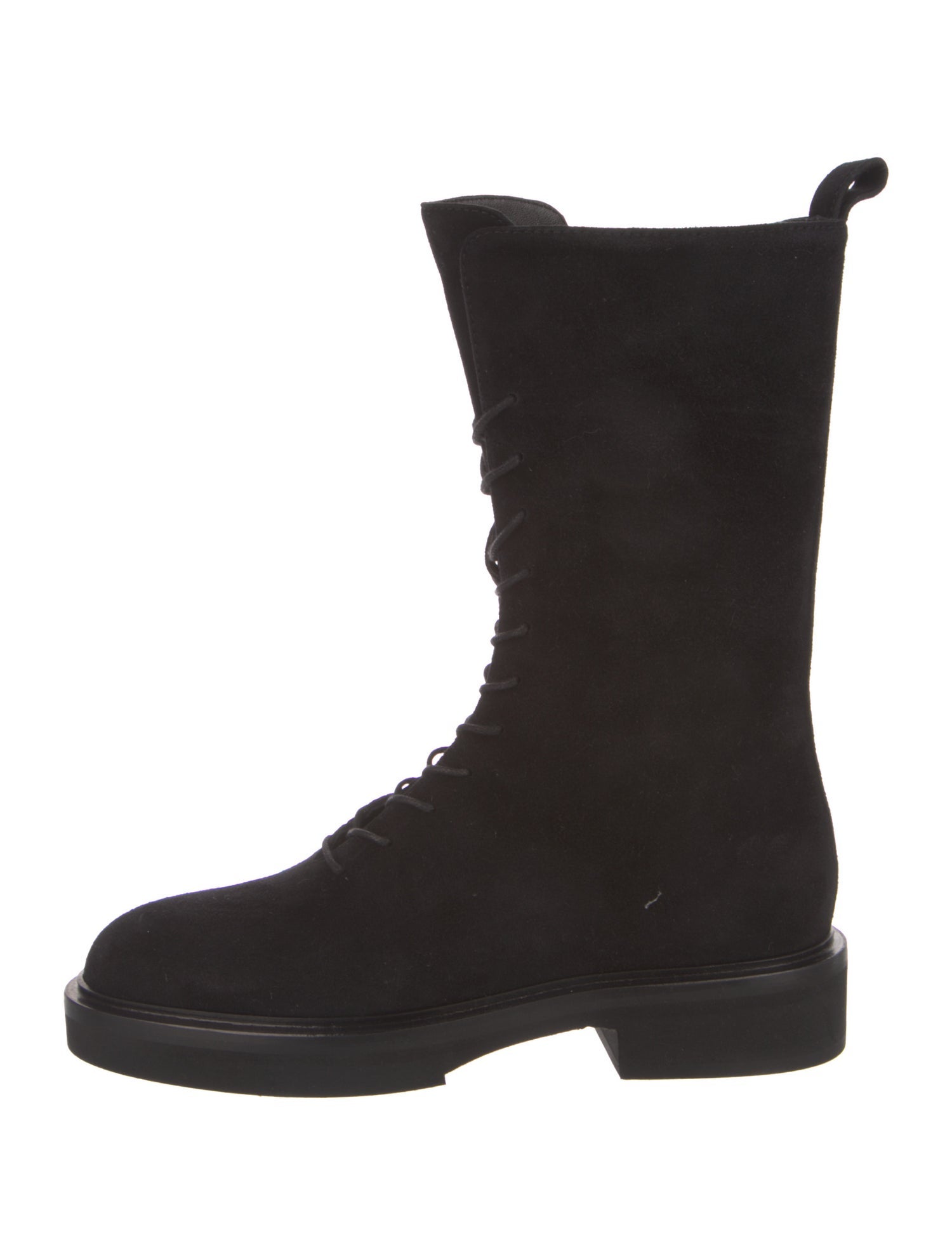 Khaite Suede Combat Boots